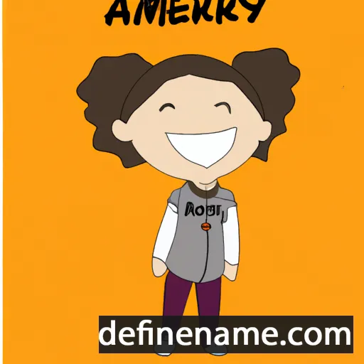 cartoon of the name Amery