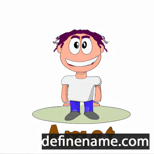 cartoon of the name Amets