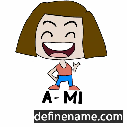 cartoon of the name Ami