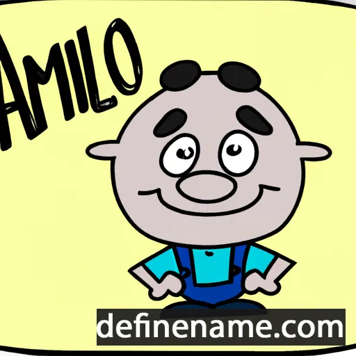 cartoon of the name Amílcar