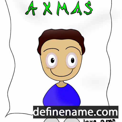 cartoon of the name Amias