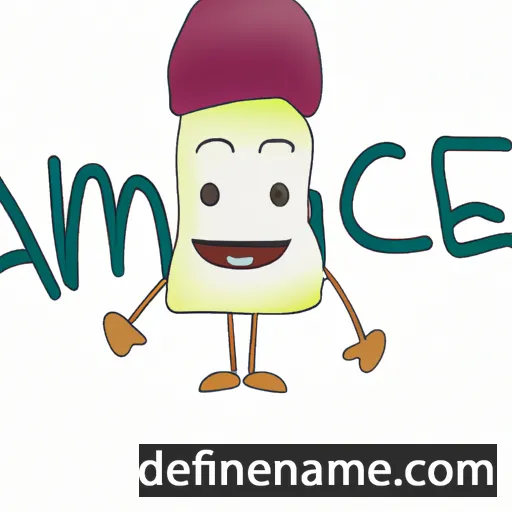 cartoon of the name Amice