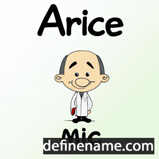 cartoon of the name Amilcare