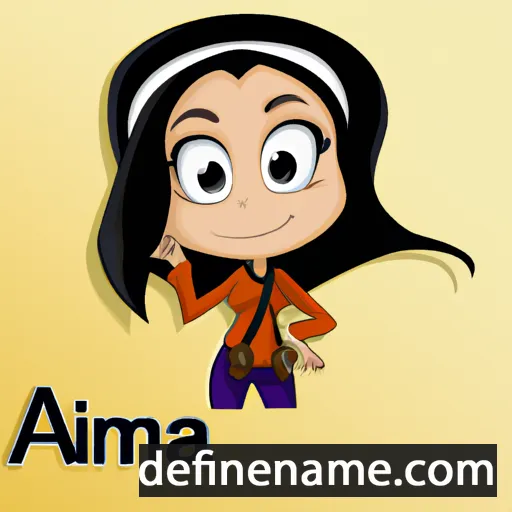 cartoon of the name Amira