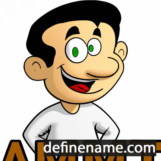 cartoon of the name Amit