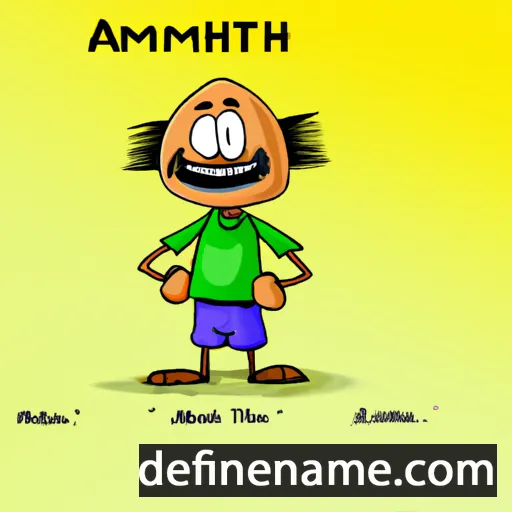 cartoon of the name Amittai