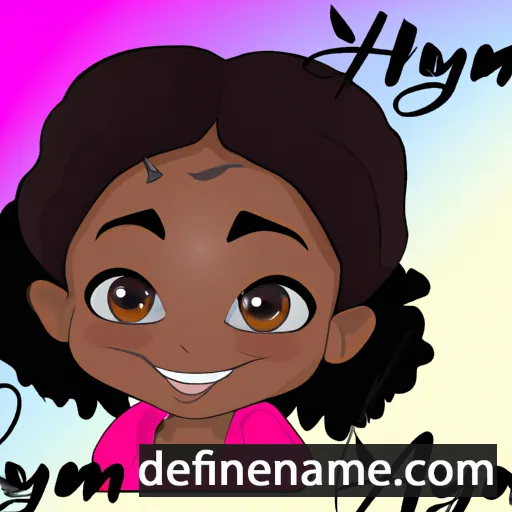 cartoon of the name Amiyah