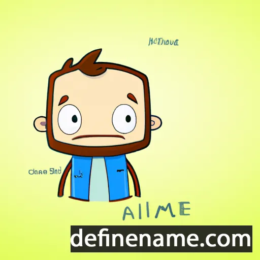 cartoon of the name Ammiel