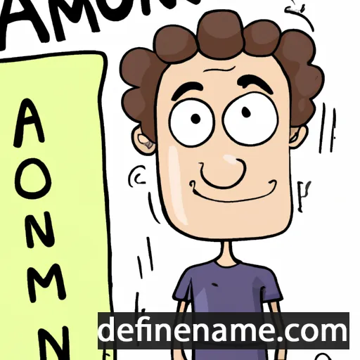 cartoon of the name Ammon