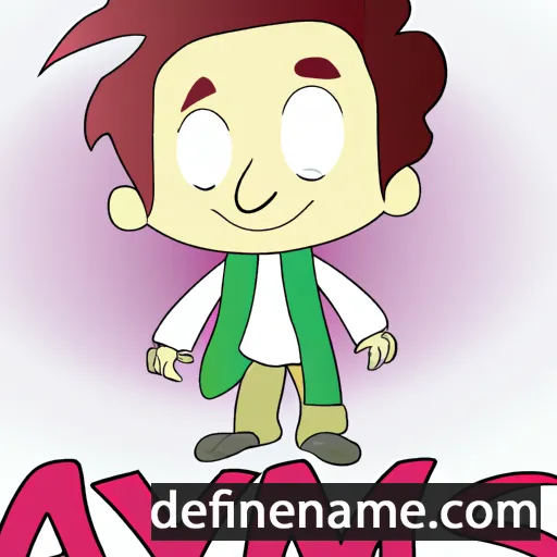 cartoon of the name Amyas