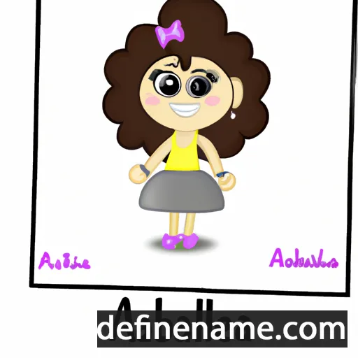 cartoon of the name Anabela