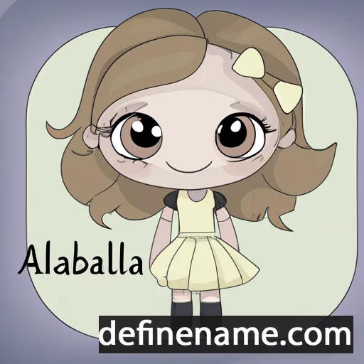 cartoon of the name Anabella