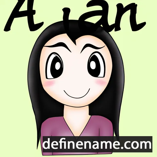 cartoon of the name Anan