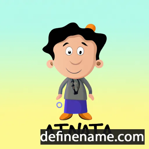 cartoon of the name Ananta