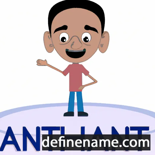 cartoon of the name Ananth