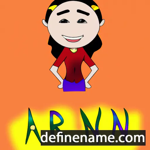 cartoon of the name Anar