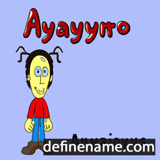 cartoon of the name Anargyros