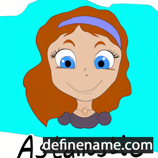 cartoon of the name Anastasie