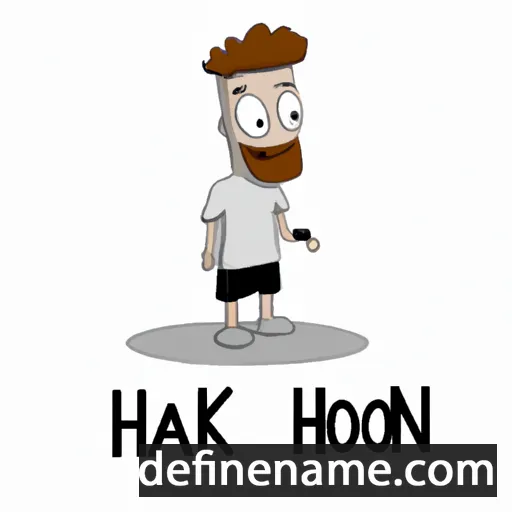 Hákon cartoon