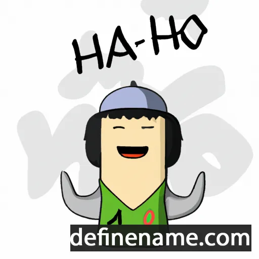 cartoon of the name Hào