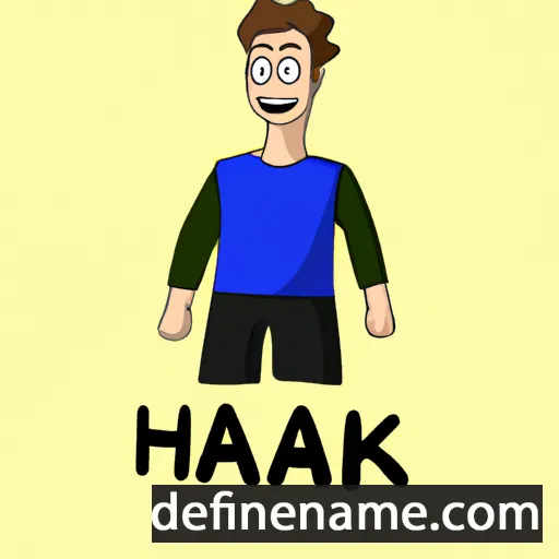 cartoon of the name Håkan