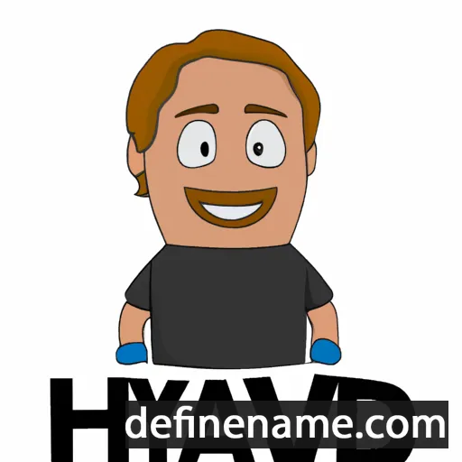 cartoon of the name Håvard