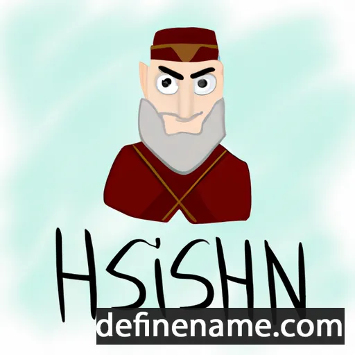 cartoon of the name Həsən