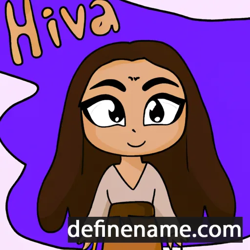 cartoon of the name Həvva