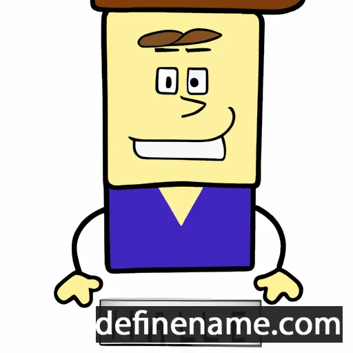 cartoon of the name Hale