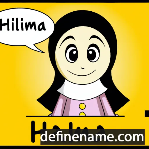 cartoon of the name Halima