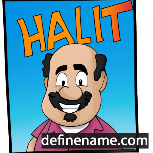 cartoon of the name Halit