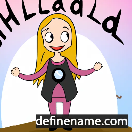 cartoon of the name Halldóra