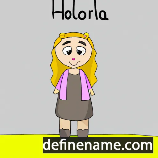 Hallþóra cartoon