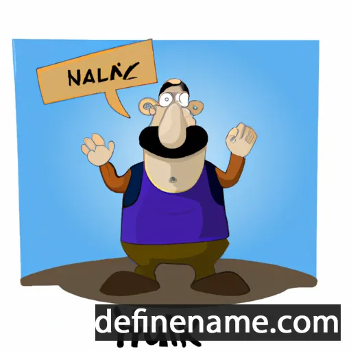 cartoon of the name Haluk