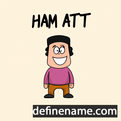 cartoon of the name Hamit