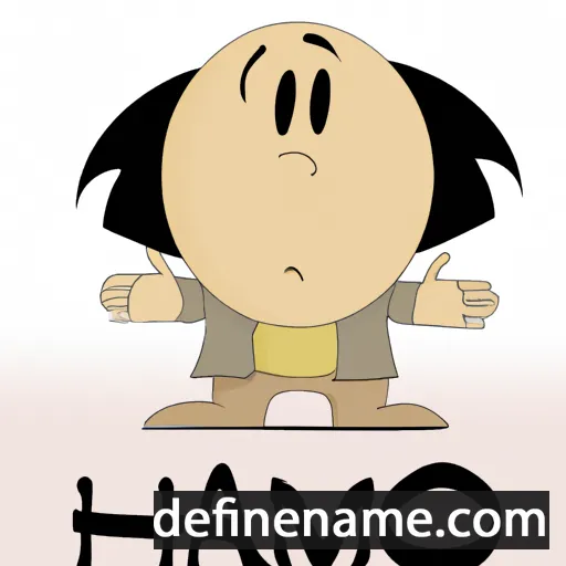 cartoon of the name Hamo