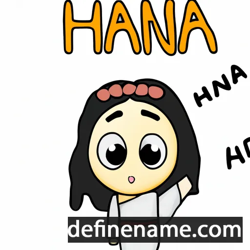 Hanaa cartoon