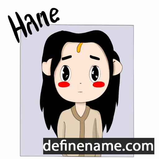 Hanae cartoon