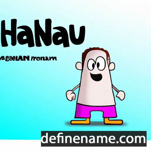 cartoon of the name Hannu