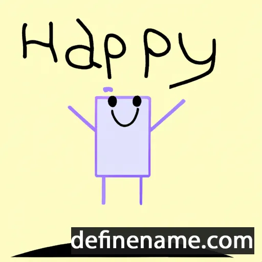 Happy cartoon