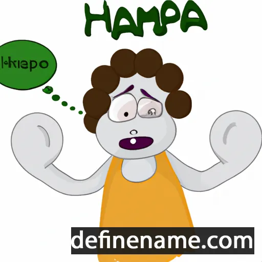 cartoon of the name Haralampi