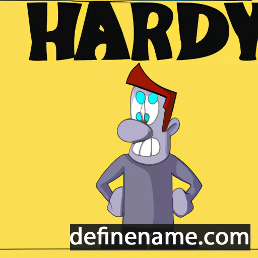 cartoon of the name Hardy