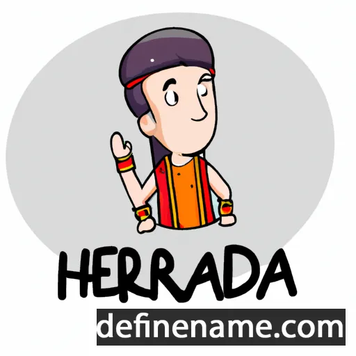 cartoon of the name Harendra