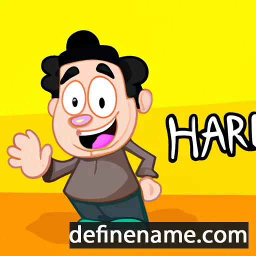 cartoon of the name Hari