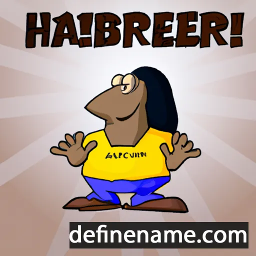 cartoon of the name Haribert