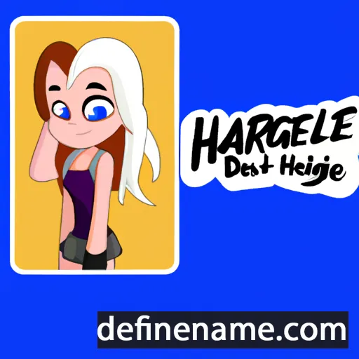 cartoon of the name Harleigh