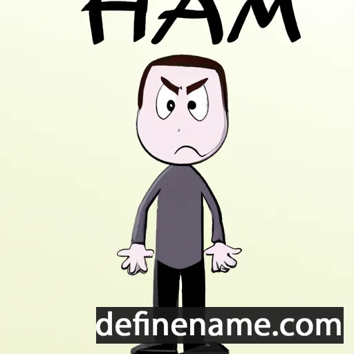 cartoon of the name Harm