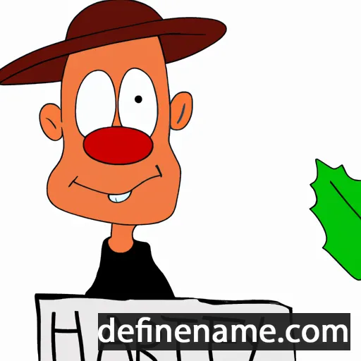 cartoon of the name Hartley