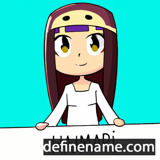 cartoon of the name Harumi