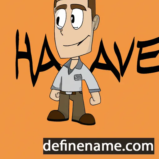 cartoon of the name Harve